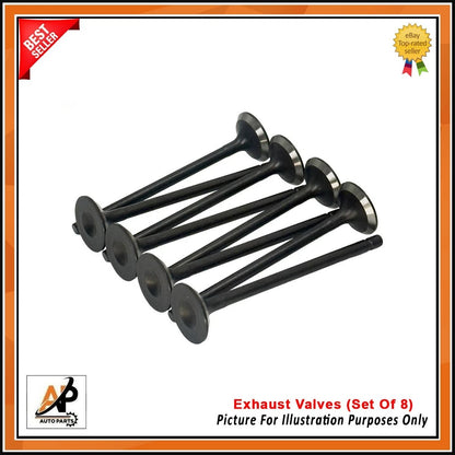 Exhaust Valves Set of 8 for Mazda 3 6 CX-5 2.2L Diesel (2013–2019)