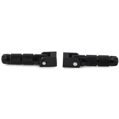 8mm Folding Footpegs for Electric Motor Bicycle ATV Black