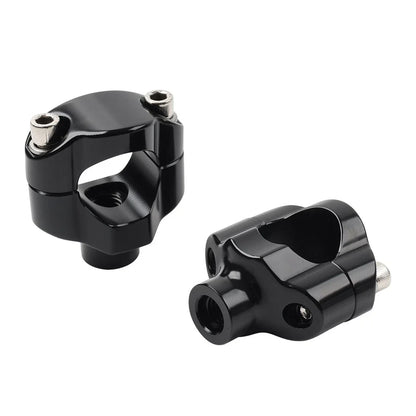 1.25" Handlebar Risers for Harley Softail FXSTC Custom (2006-Current) Black