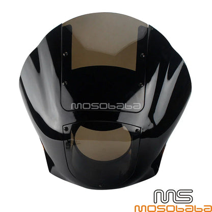 Headlight Fairing Windshield for Harley Softail FXBB Street Bob Dyna XL1200