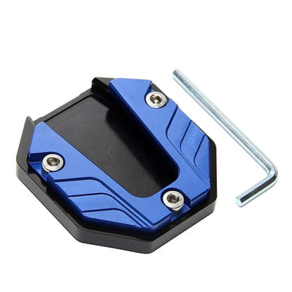 Kickstand Extender Pad for Motorcycle Bikes - Blue