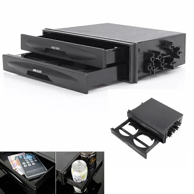 Double Drink Cup Holder for Universal Car Storage Box