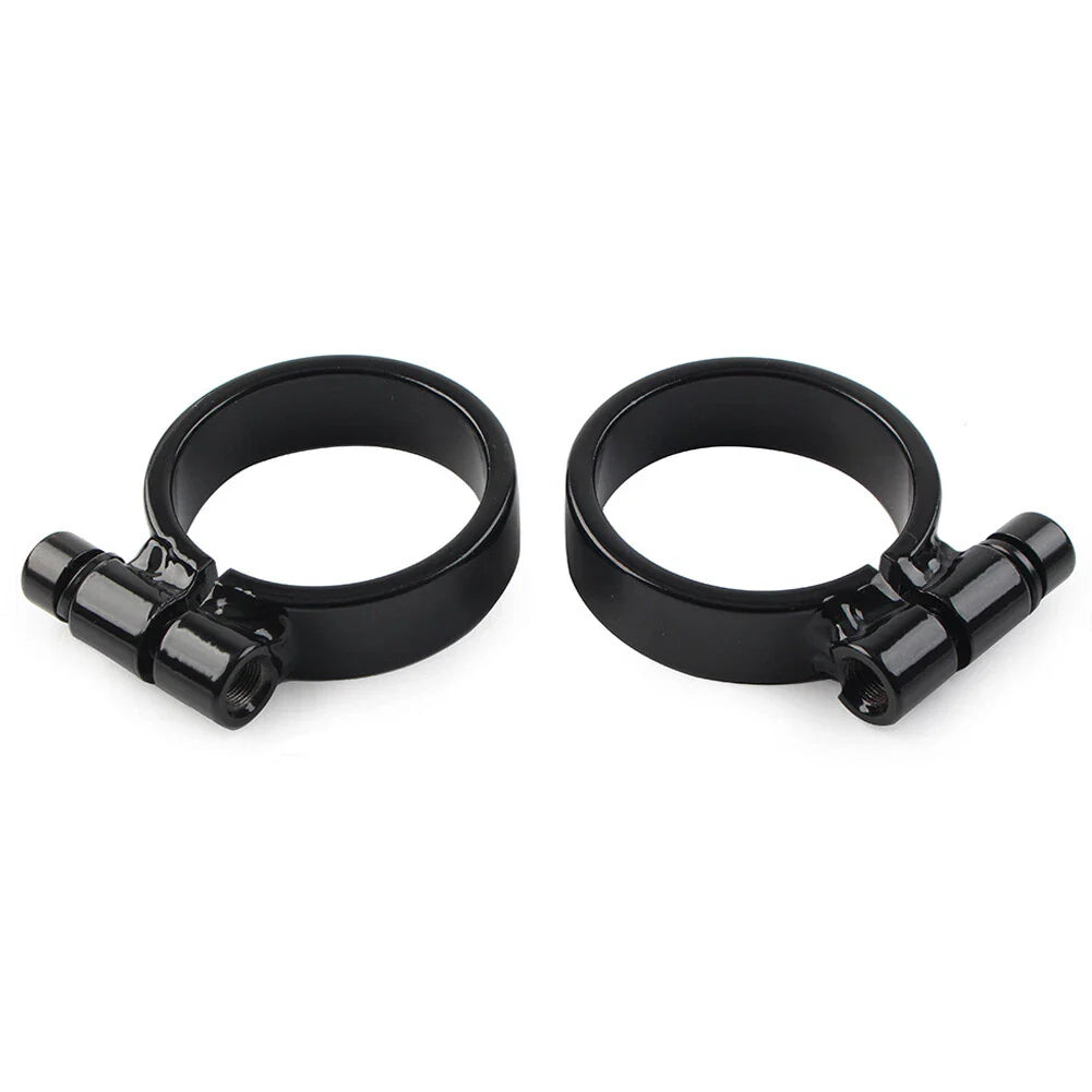 Black Exhaust Port Clamps for Harley XL Ironhead Sportster (1957-1985)
