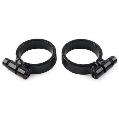 Black Exhaust Port Clamps for Harley XL Ironhead Sportster (1957-1985)