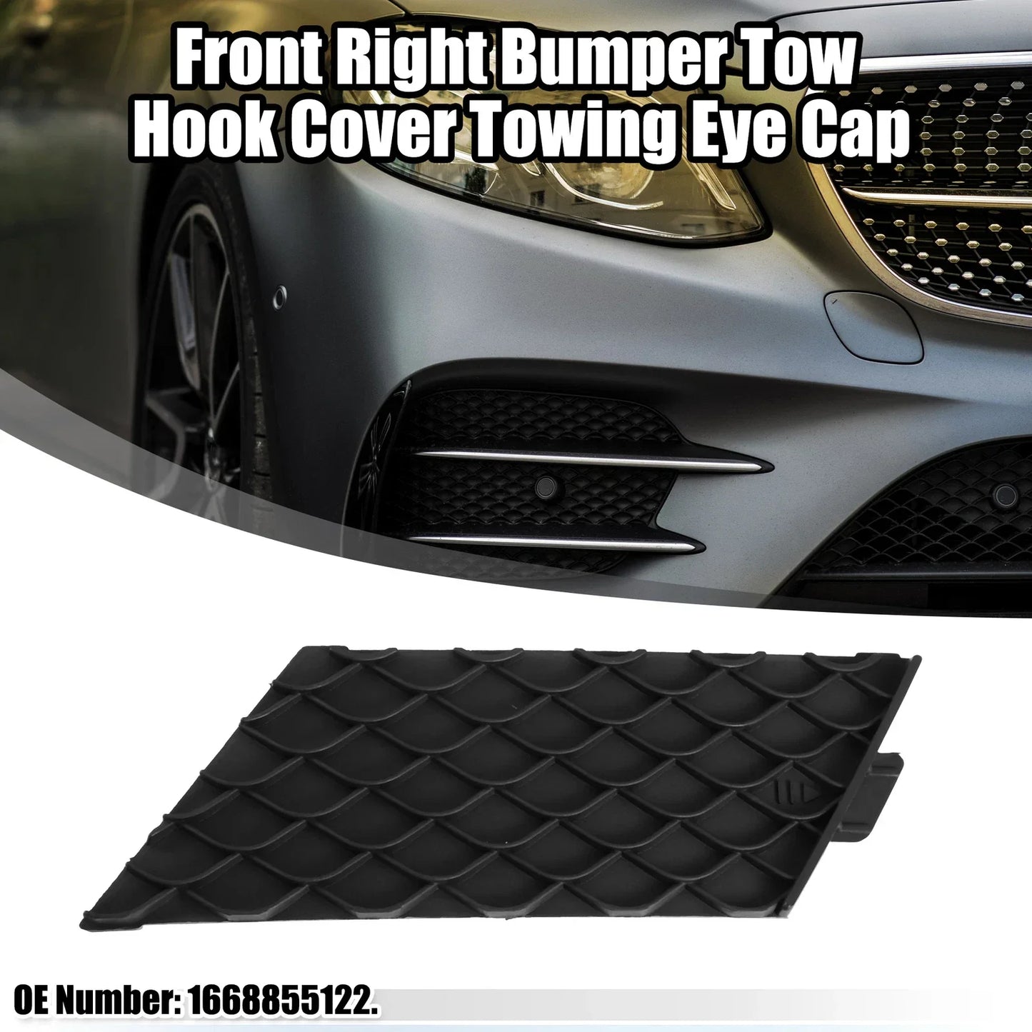 Front Right Bumper Tow Hook Cover for Mercedes-Benz GL 550 (2007-2012)