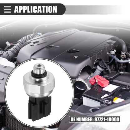 A/C Pressure Transducer Valve for Hyundai Accent (2012-2017) Metal Black