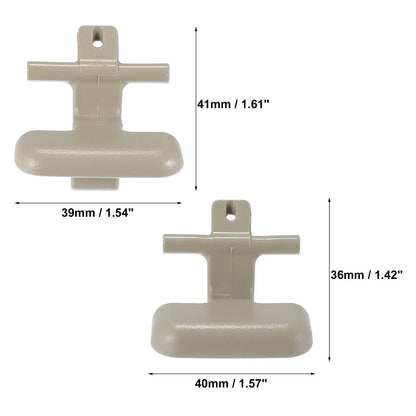 Armrest Latch Clip for Hyundai Sonata 2009-2010 - Beige 2 x Clips