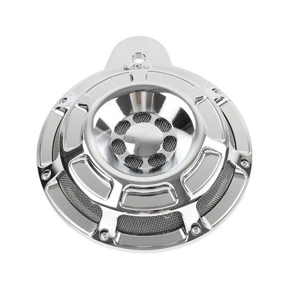 Horn Speaker Cover for Harley Sportster Dyna Big Twin 1991-2023 Chrome