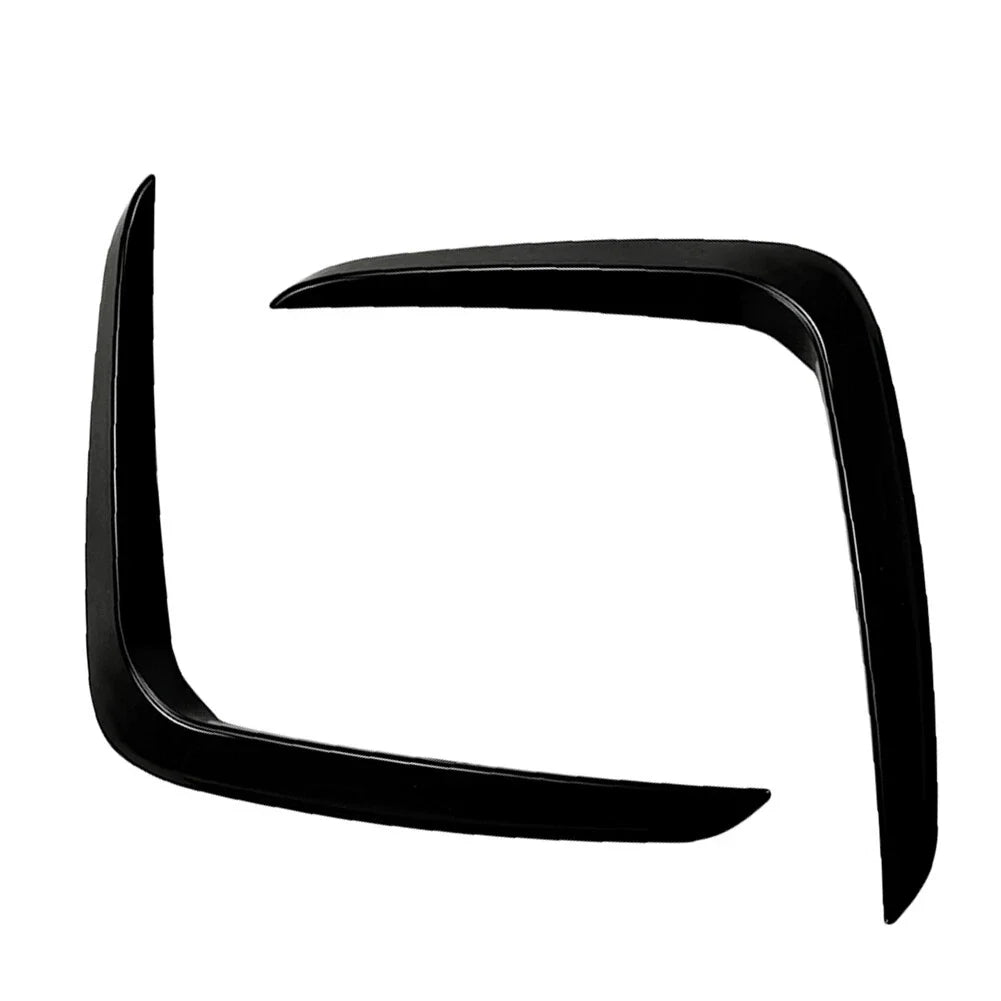 2Pcs Front Bumper Air Vent Trim for BMW X3 G01 X4 G02 M Sport (2022+) Glossy Black