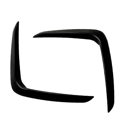 2Pcs Front Bumper Air Vent Trim for BMW X3 G01 X4 G02 M Sport (2022+) Glossy Black