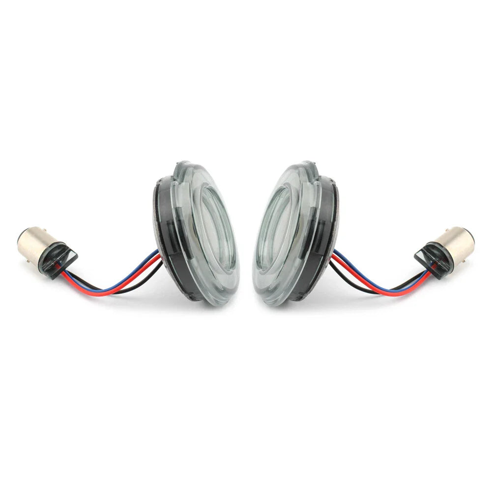 LED Turn Signal Light with Lens for Harley Road Accessories