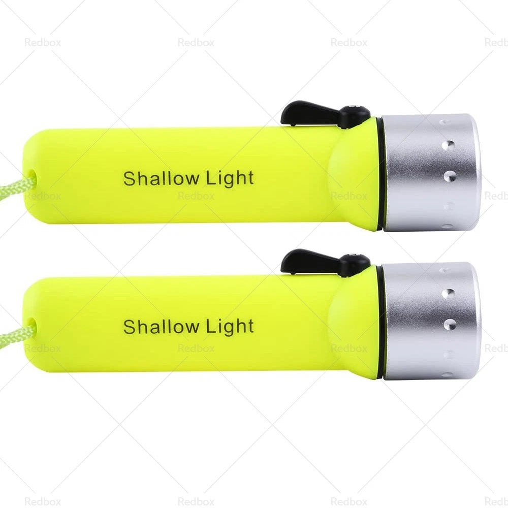 Waterproof Bright LED Underwater Flashlight for Scuba Diving