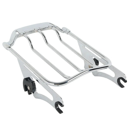 Chrome Two Up Luggage Rack for Harley Touring FLHR FLTR (2009-2022)