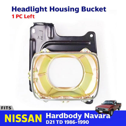 Headlight Housing Bucket Left Fits Nissan Hardbody D21 TD25 Pickup 1986-90 D06