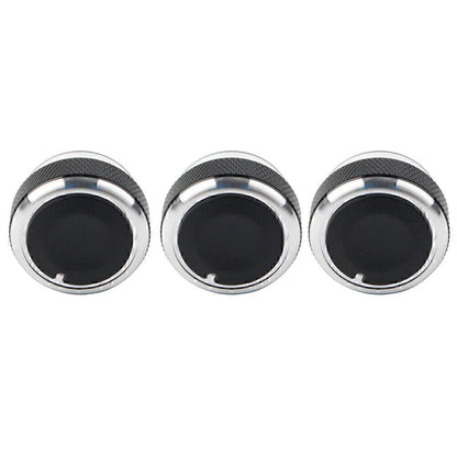 3 Pcs Air Conditioner Switch Knob Button for Ford Focus MK2 MK3 Mondeo (2004-2018)
