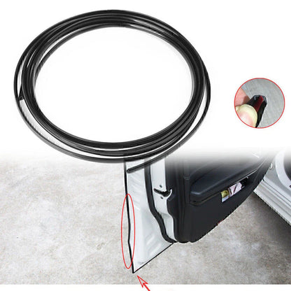 4M Car Door Edge Moulding Trim Guard Cover Crash Protector Black