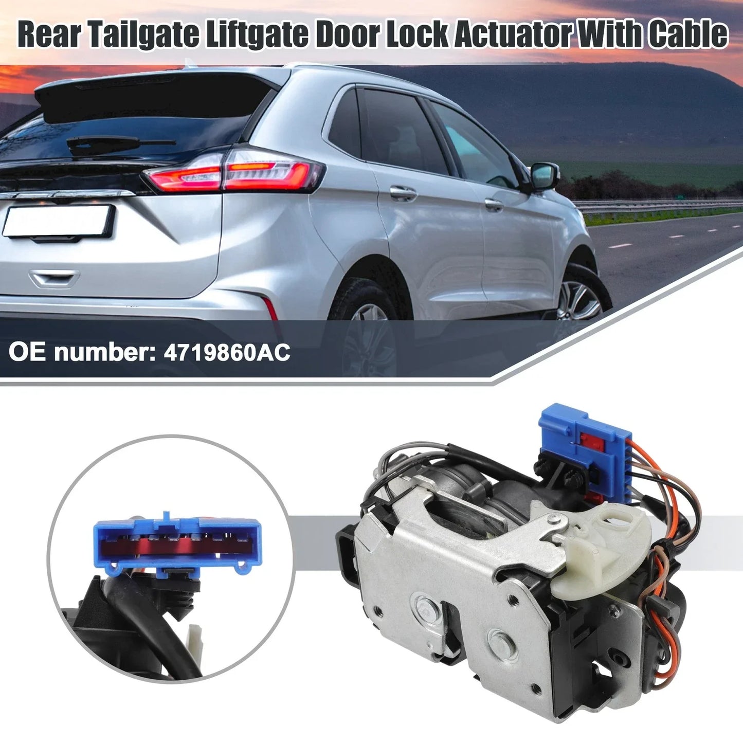 Tailgate Liftgate Door Lock Actuator for Dodge Grand Caravan (2008-2020)