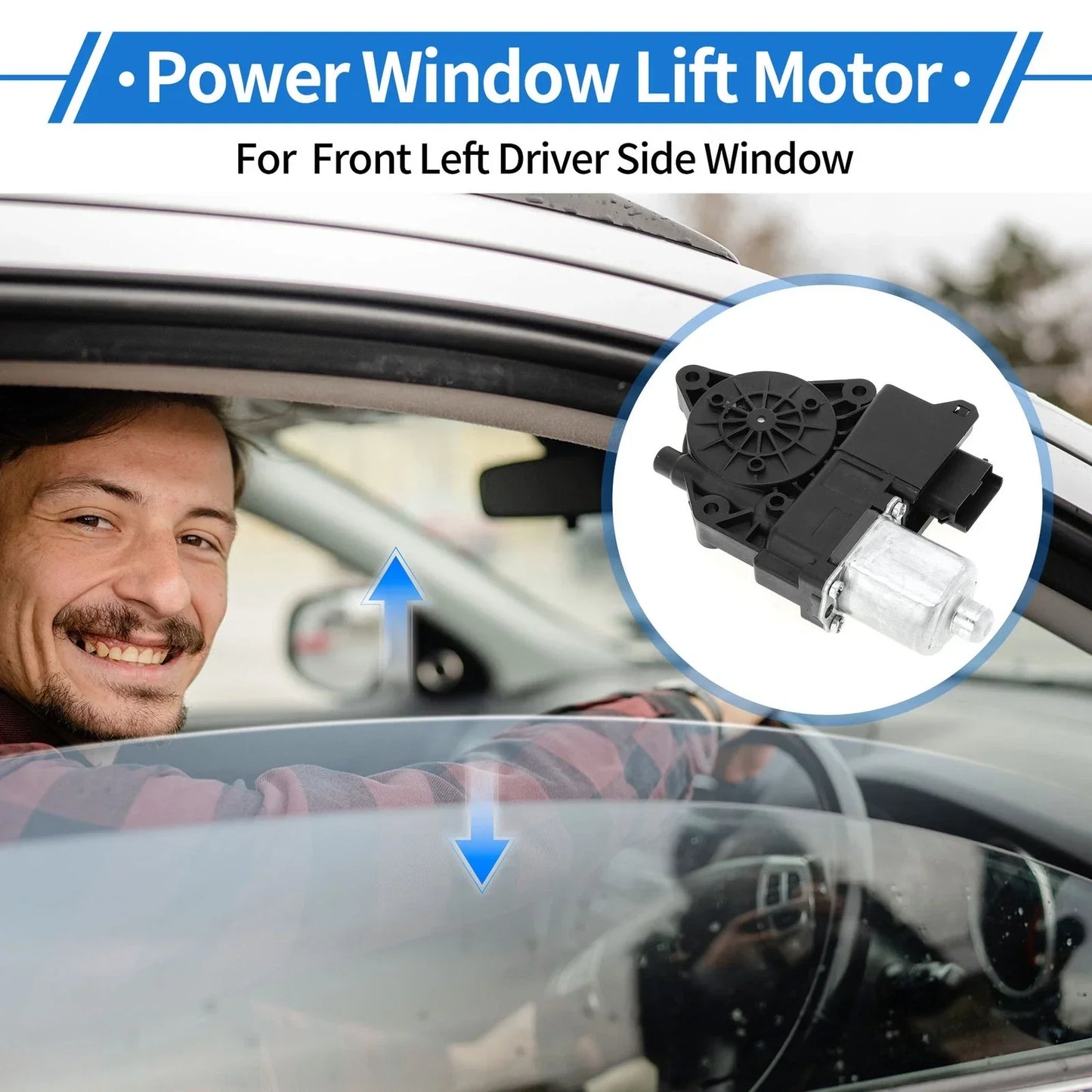 Power Window Regulator Lift Motor for Hyundai Tucson (2016-2021)