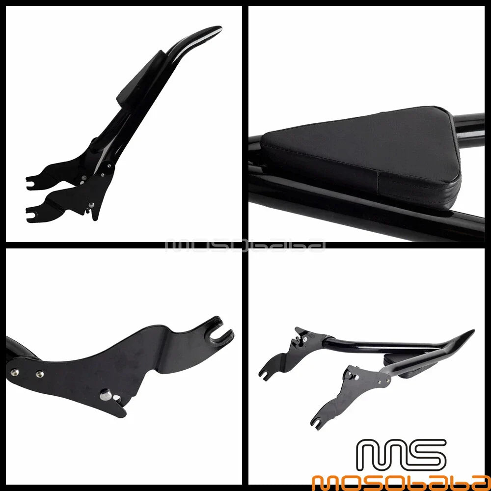 Detachable Sissy Bar Backrest for Harley Road Street Electra Glide (2009-2021)