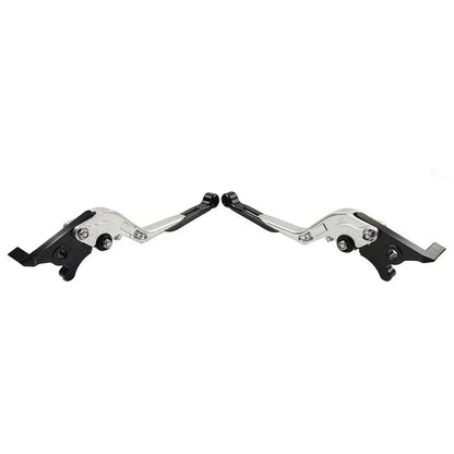 Silver CNC Folding Extendable Brake Clutch Levers for BMW S1000XR (2015-2021)