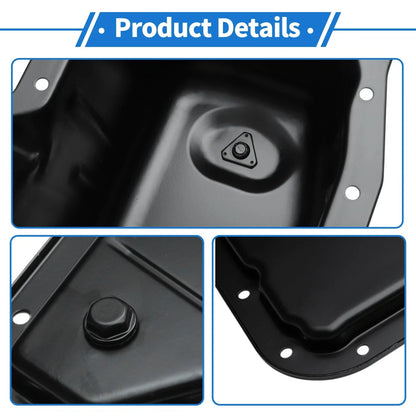 Engine Oil Pan for Chevrolet Impala 2000-2005 Steel Black 1 x Pc