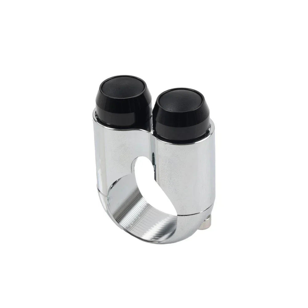 Handlebar Switch 2 Button Horn Light Control for Harley Dyna (2006-2023)