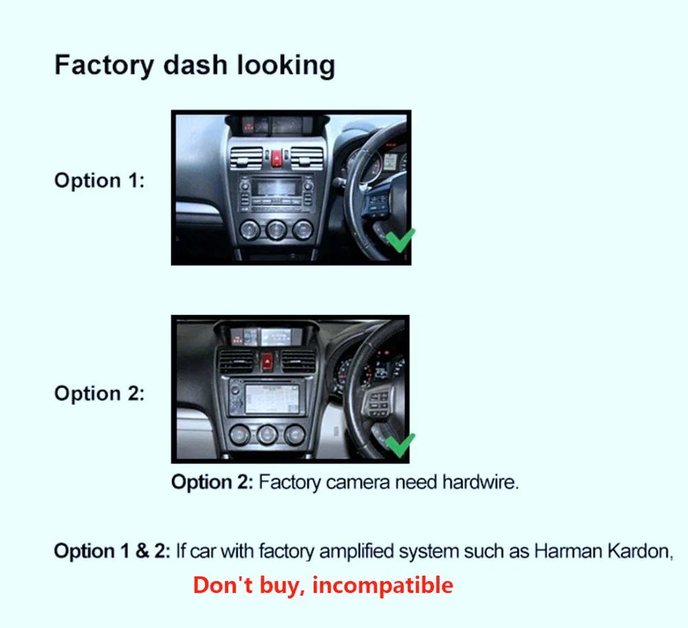 Wireless Carplay Android Upgrade Kit for Subaru Forester/Impreza/XV/WRX (2014-2023)