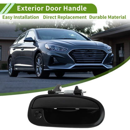 Exterior Door Handle for Honda Civic 1996-2000 Black Front Right Plastic