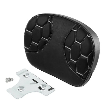 Sissy Bar Passenger Backrest Pad for Harley Touring Street Glide Softail (2009-2023)