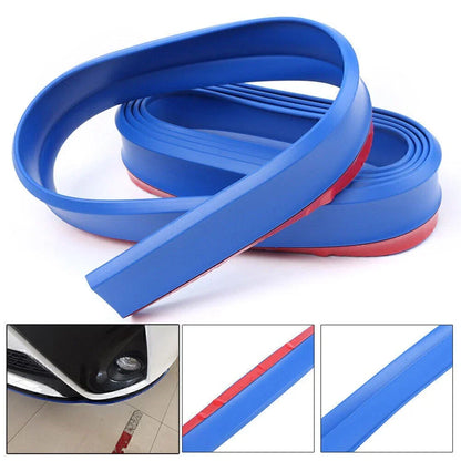 2.5M Anti-Scratch Rubber Front Protector Strip for Car Bumper Skirts