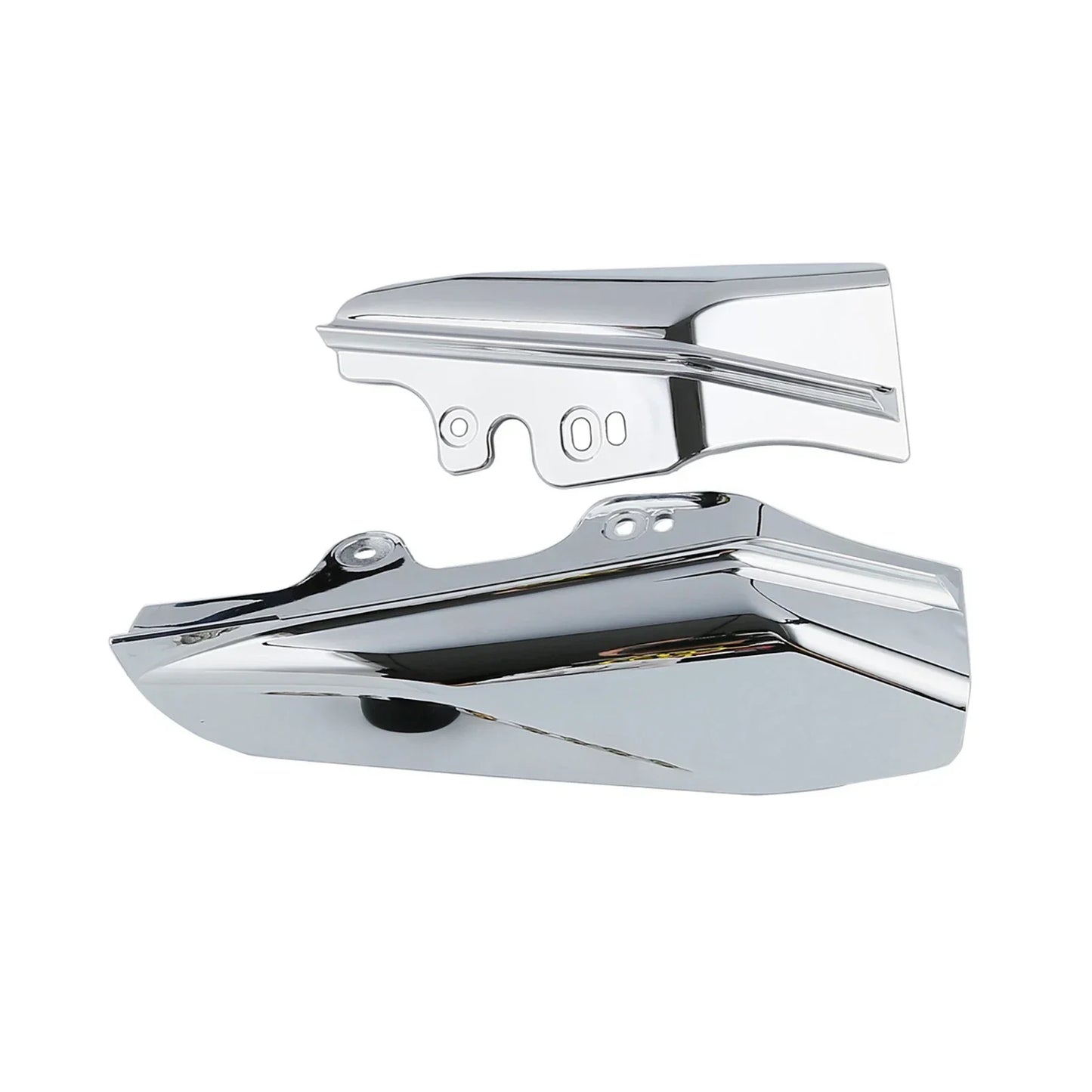 Mid-Frame Air Deflectors Chrome for Harley Electra Glide King (2001-2008)