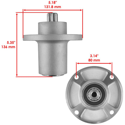 3 Spindle Assembly Replacement for Hustler Raptor Sport Flip-Up 36-60 (2004–2004)