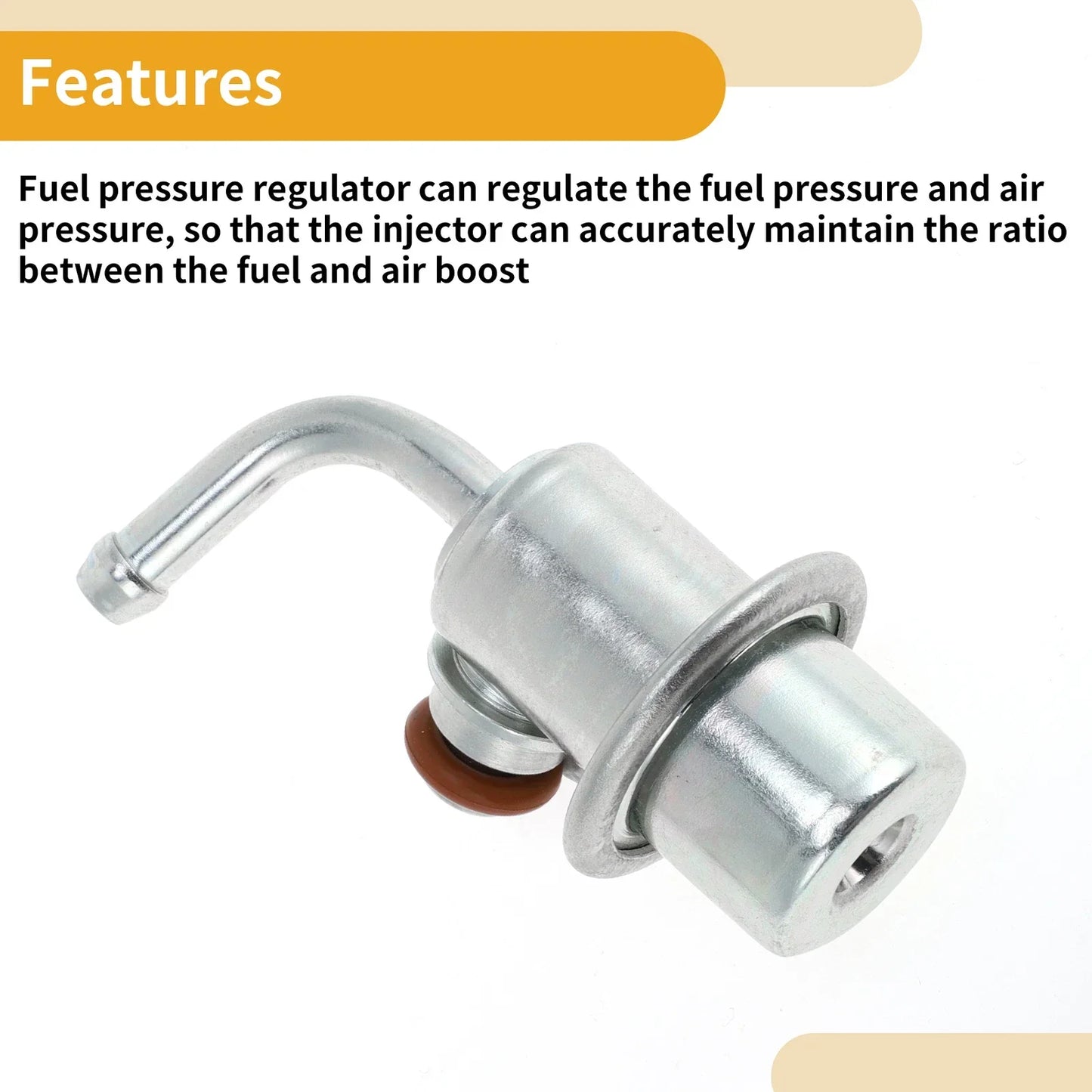 Fuel Pressure Regulator for Hyundai Elantra (2008-2013) Metal 1 x Unit