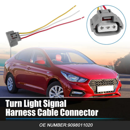 3-Way Turn Signal Light Harness Cable Connector for Toyota ( Specified)
