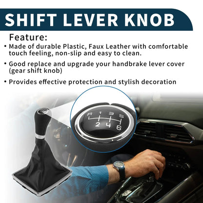 6 Speed Manual Gear Shift Knob & Cover for Mercedes-Benz C-Class (2007-2023)