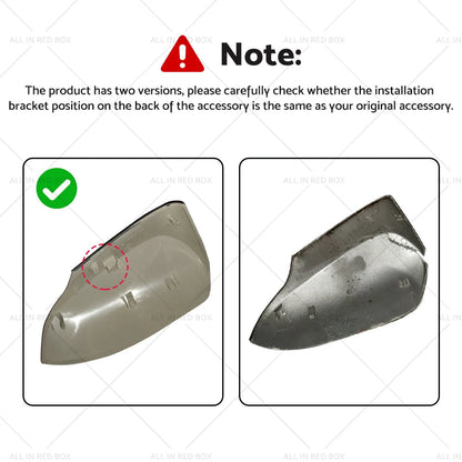 Silver Right Mirror Cover Cap for Toyota Corolla (2012-2018)