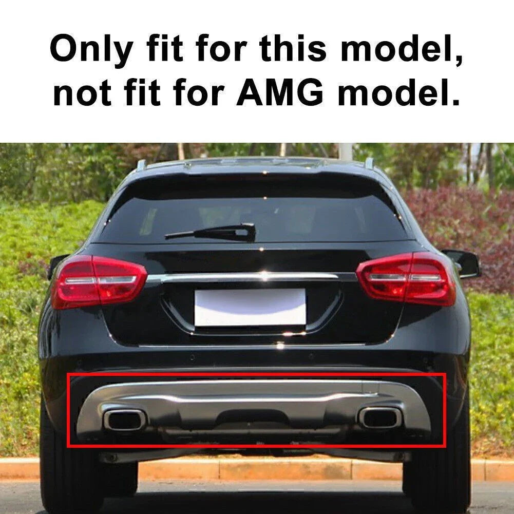 Dual Muffler Tip Cover Trim for Benz GLA X156 (2015-2018)