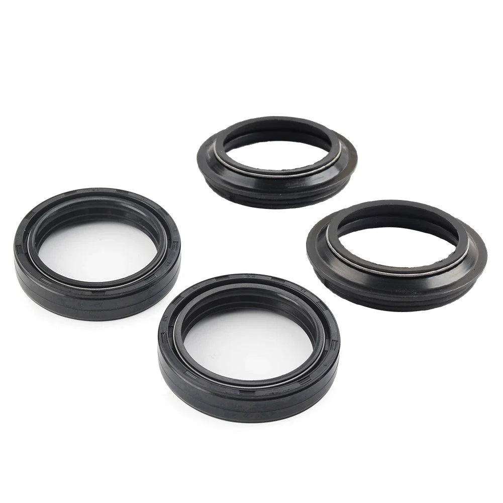 4 Pcs 47X58 MM Motorcycle Front Fork Damper Shock Absorber Seal