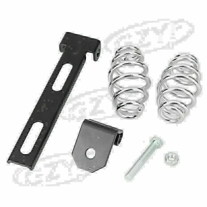 Sliding T-Bar & Solo Seat Barrel Spring Mounts for Moto Seat