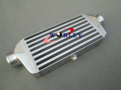 Aluminum Turbo Intercooler 280 x 130 x 50 mm 2.2" Inlet/Outlet for Car Model