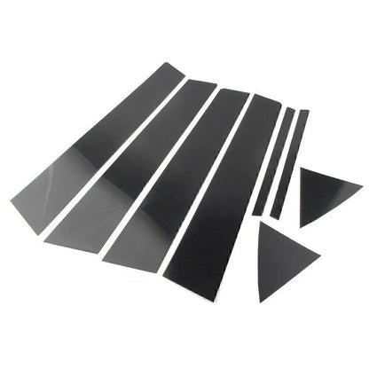 8pcs Door Trim Covers for Hyundai Elantra Sedan (2017-2018) Black