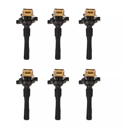 Set of 6 Ignition Coils for BMW 320Ci 320i 523i 528i 530i M3 X5 Z3 (2000-2006)