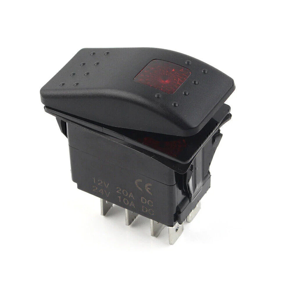 Rocker Start Stop Switch for Onan Cummins RV Generator 5 Pins Connector