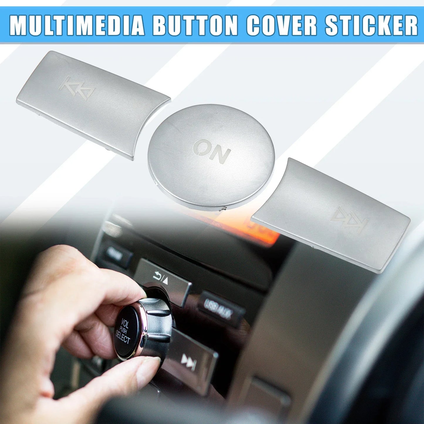 Radio Button Cover Sticker for Mercedes-Benz C Class (2015-2023)