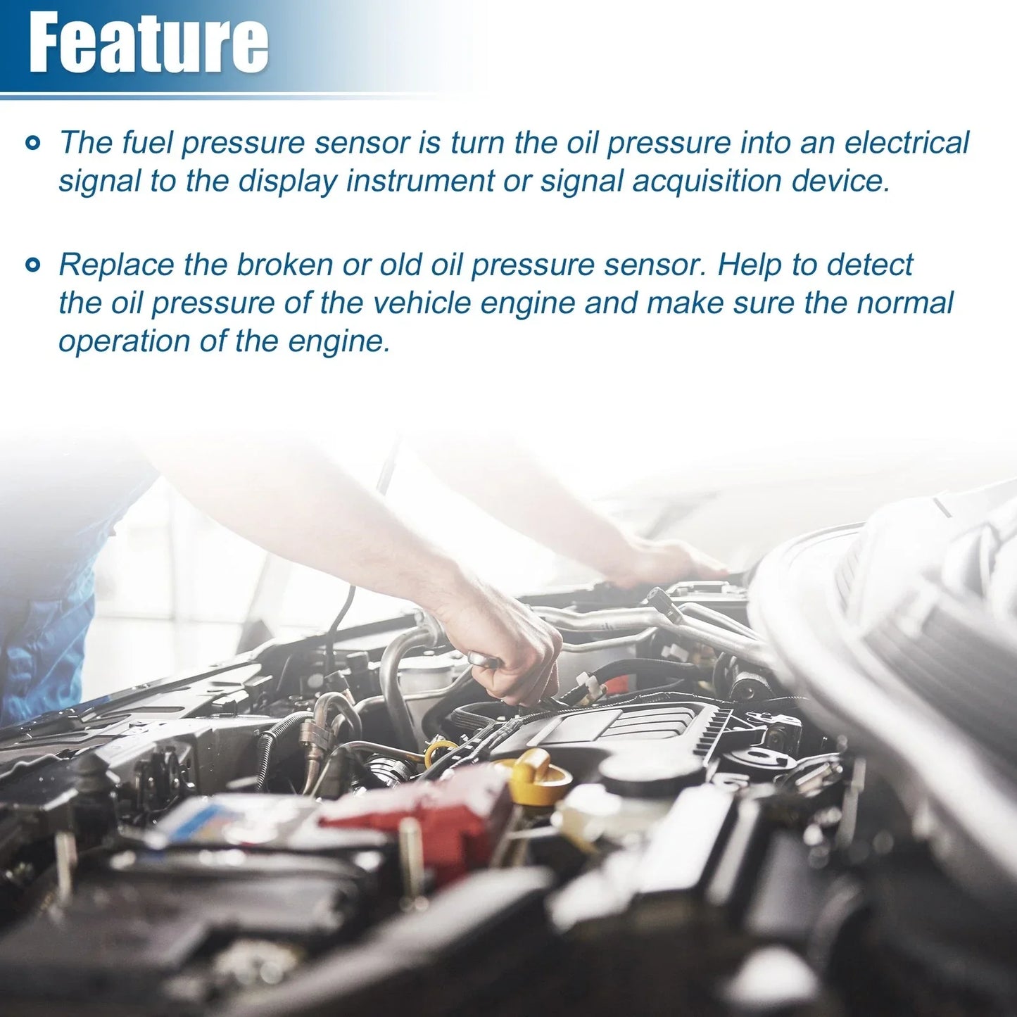 Engine Oil Pressure Sensor Switch for Mercedes-Benz (A-Class, C-Class, E-Class)