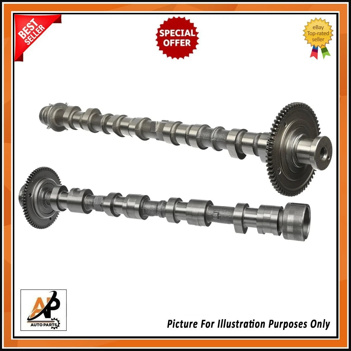 Exhaust and Inlet Camshaft Set OEM Replacement for Mazda CX-5 2.2 Diesel (2012–2018)