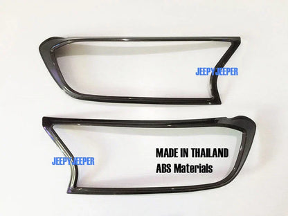 Grey Wildtrak Headlight Cover Trim for Ford Ranger T6 PX2 PX3 (2015-2021)