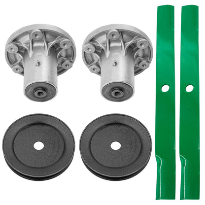 Deck Spindle Assembly with Pulley and Blade for Ferris IS3000Z (2003–2014)
