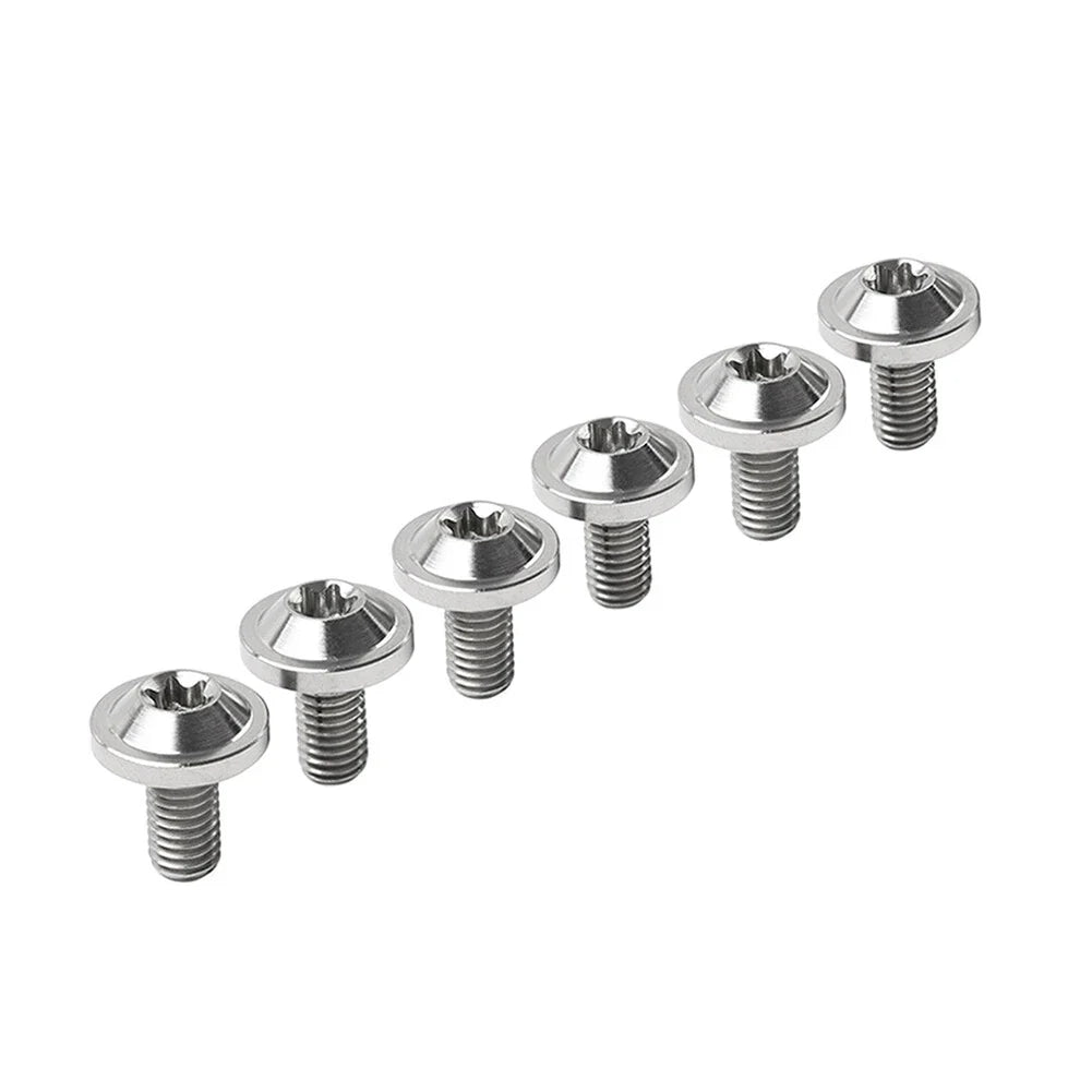 6 x M6x15mm Alloy Torx Head Screws for Titan Motorcycle Bike