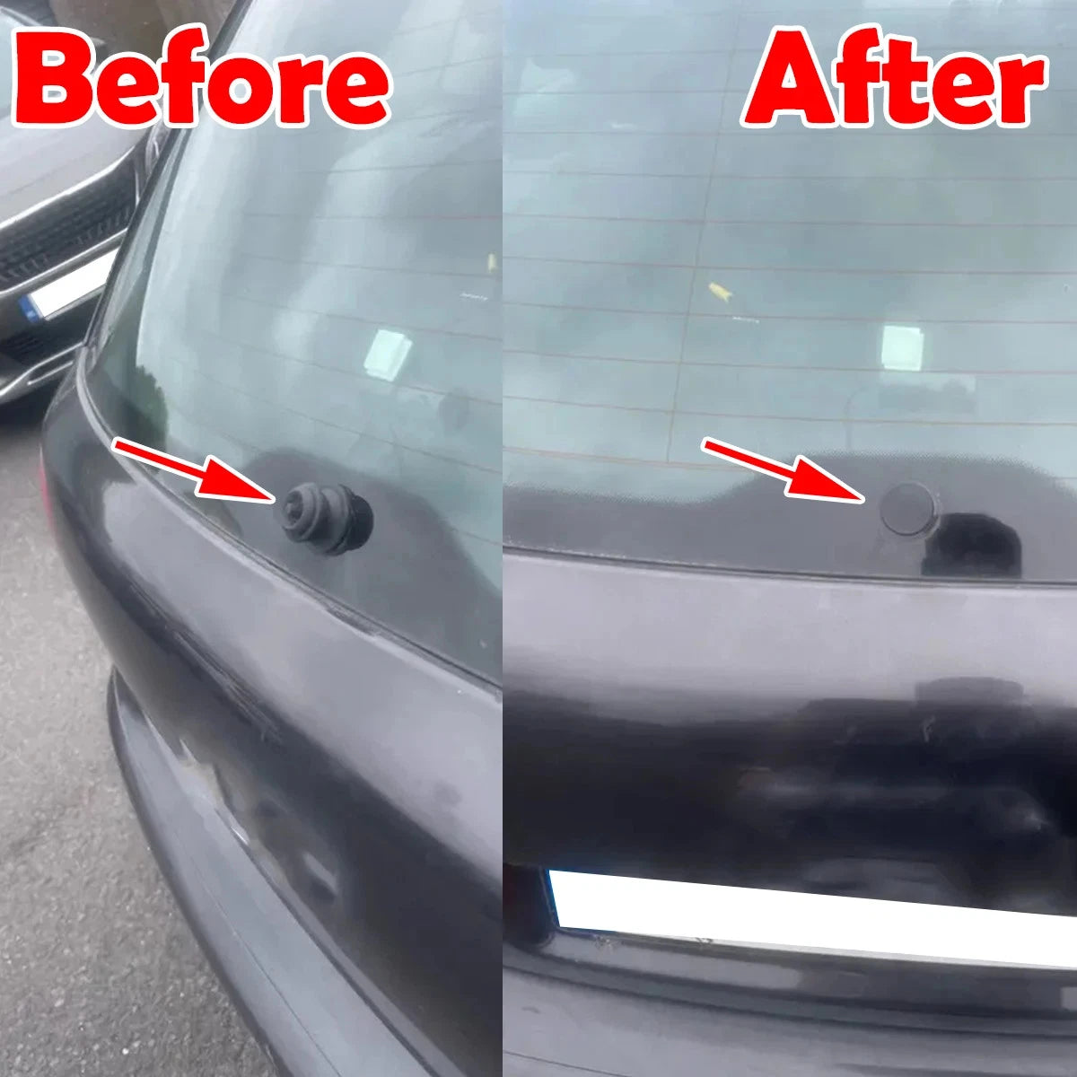 Rear Wiper Blade Arm Rocker Delete Bung Rubber Plug Cap for Audi A1 (2010–2018)